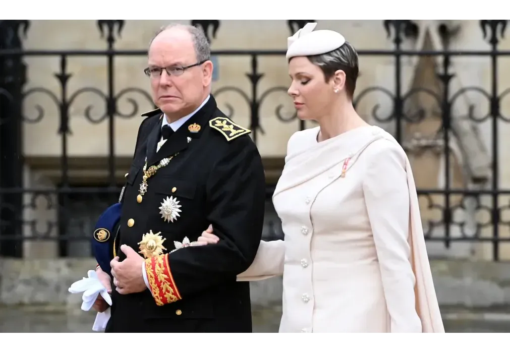 Князь Альбер II и княгиня Шарлен
