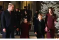 Принц Уильям, принцесса Шарлотта, принц Джордж и Кейт Миддлтон