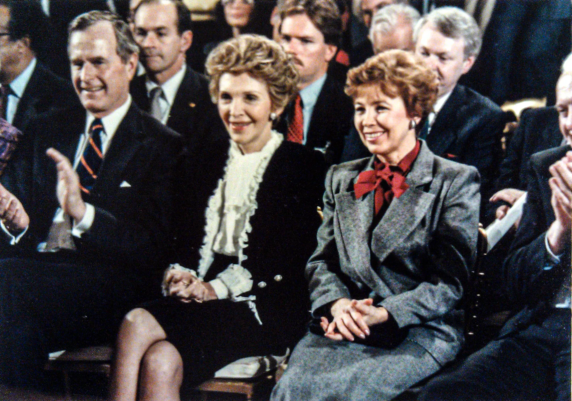 Джордж Буш — старший, Нэнси Рейган и Раиса Горбачёва, 1987/Фото: пресс-служба Белого дома