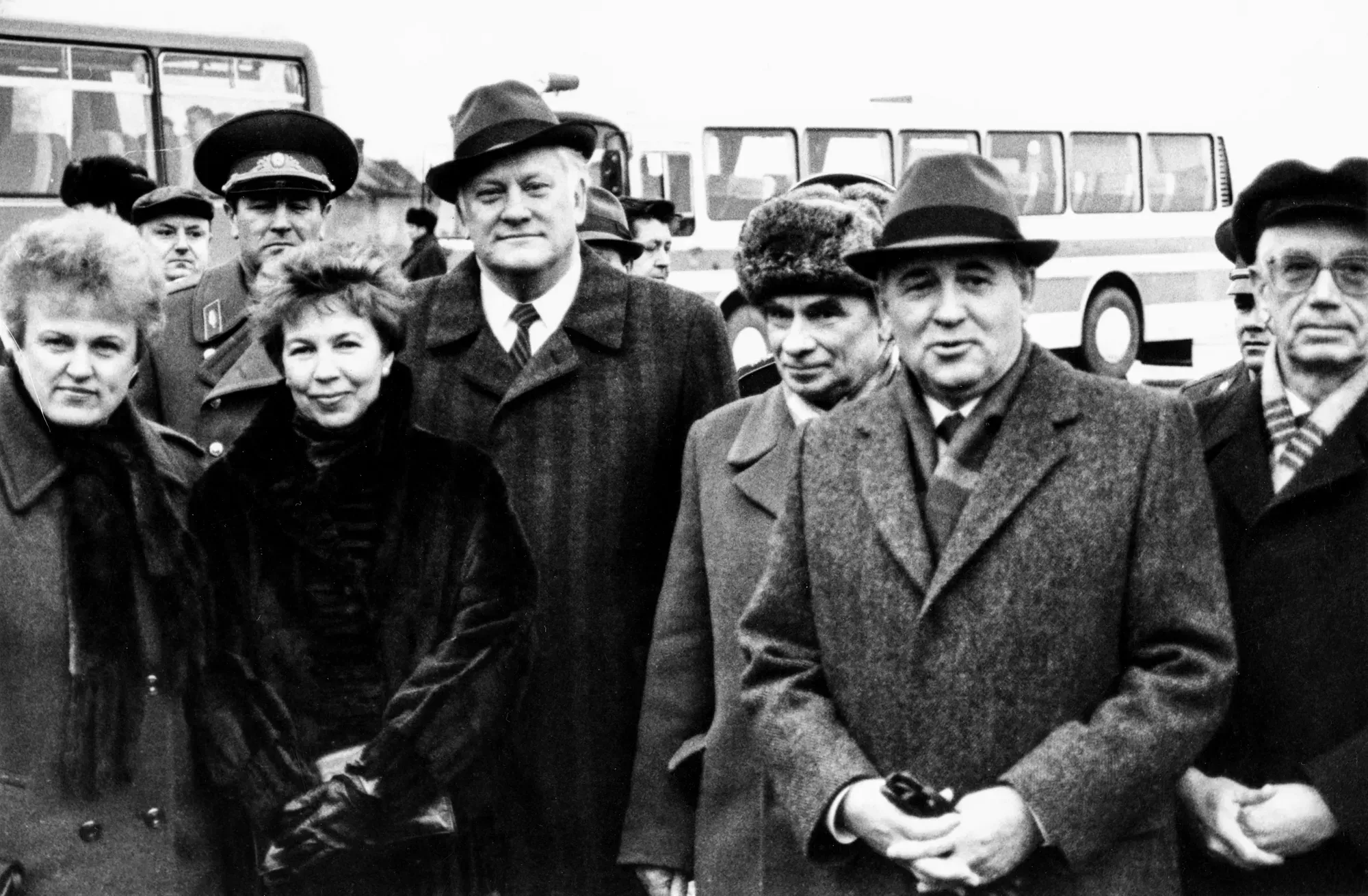 Раиса и Михаил Горбачёвы в Литве, 1990 год/Фото: Центральный государственный архив Литвы