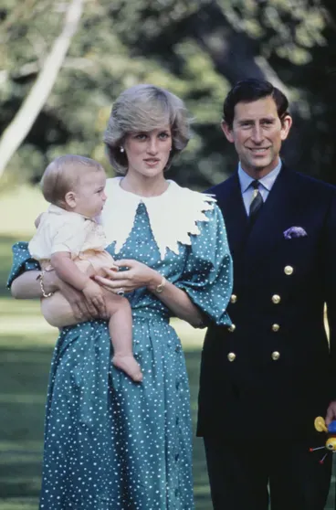Принцесса Диана, принц Чарльз и принц Уильям