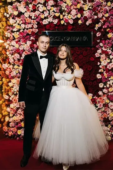 Глеб Ильин и Дана Манасир на Балу дебютанток Tatler в 2021 году