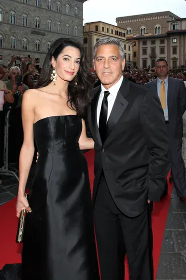 Джордж и Амаль Клуни в 2014 году
