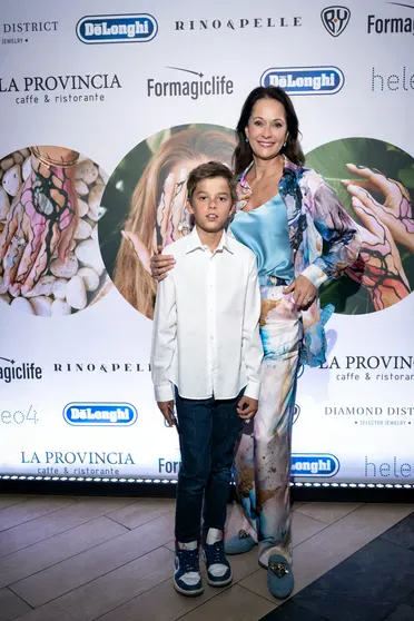 Ольга Кабо с сыном