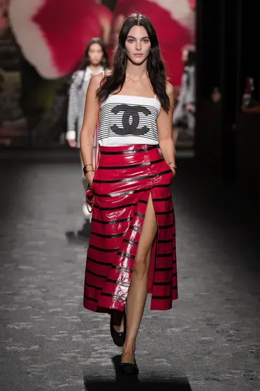 Виттория Черетти на показе Chanel весна-лето — 2024