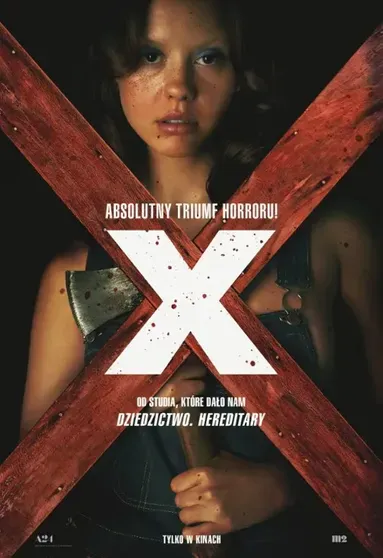 Постер фильма "X" с Миа Гот