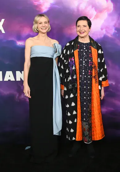 Кэри Малиган и Изабелла Росселлини на премьере фильма "Космонавт"