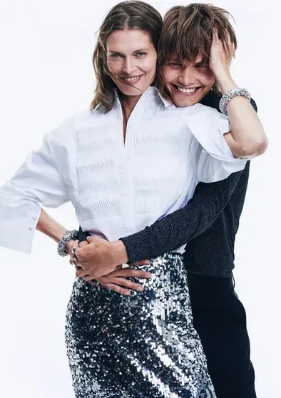 Малгоша Бела с сыном Юзефом для H&M Holiday 2023