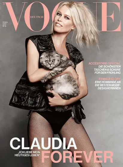 Клаудия Шиффер для Vogue (Германия)