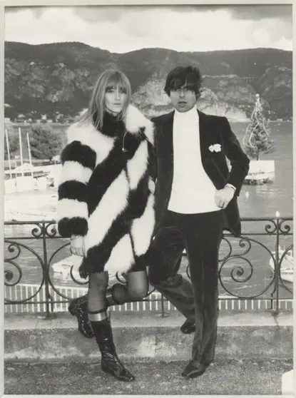 Бетти и Франсуа Катру  на своей свадьбе,  26 декабря 1967 года