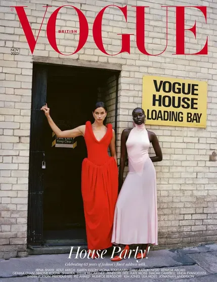 Ирина Шейк и Адут Акеч для Vogue