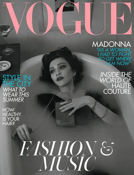 Мадонна на обложке Vogue (Великобритания), июнь 2019 года