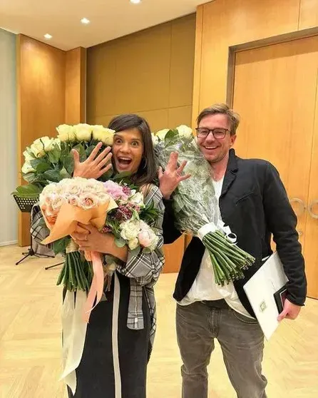 Александр Петров с женой