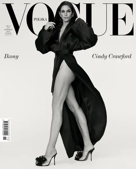 Синди Кроуфорд для Vogue (Польша), октябрь 2022 года