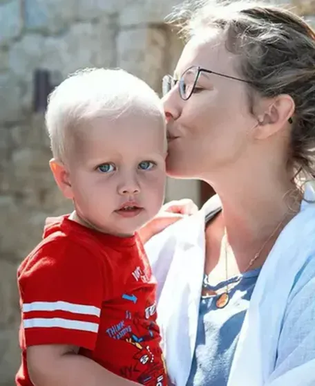 Ксения Собчак с сыном