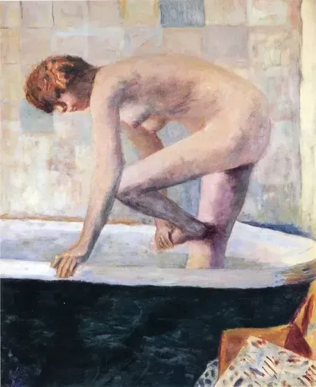 "Обнажённая женщина в ванной" Пьера Боннара