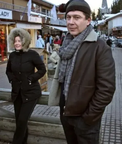 Александр Мамут и Татьяна Арно в Куршевеле