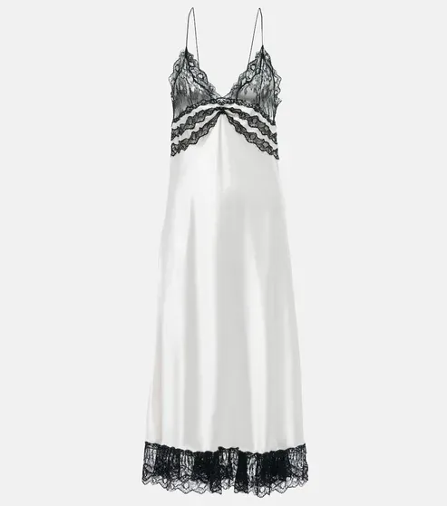 Платье-комбинация Saint Laurent