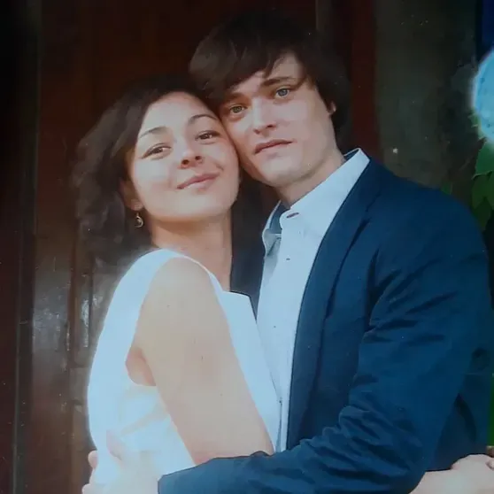Марина Кравец и Аркадий Водахов на своей свадьбе