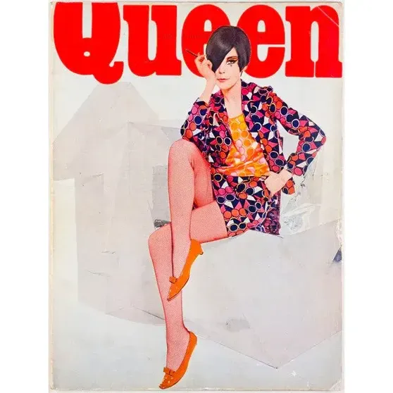 Пегги Моффитт на обложке журнала Queen
