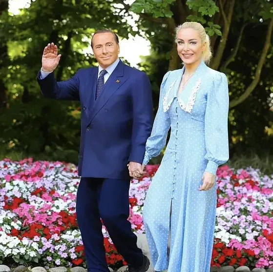 Сильвио Берлускони и Марта Фаскина