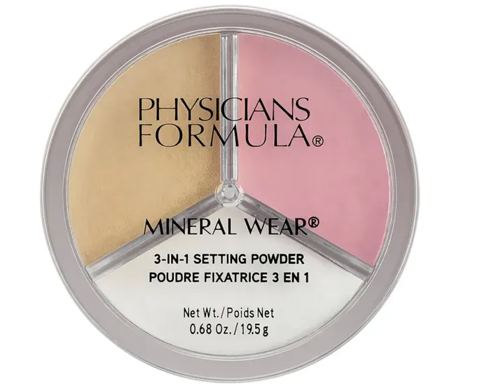 Рассыпчатая пудра Mineral Wear 3-in-1 Setting Powder, Physicians Formula