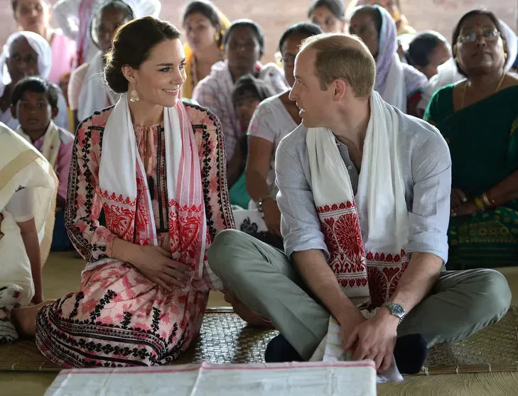 Принц Уильям и Кейт Миддлтон в Индии в 2016 году/Фото: James Whatling — Pool/Getty Images