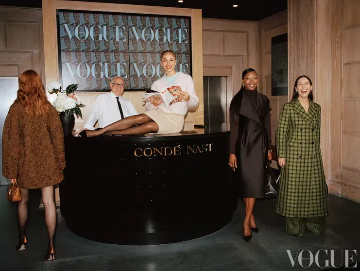 Консьерж дома Vogue Джон Грогерд, Адвоа Абоа для Vogue