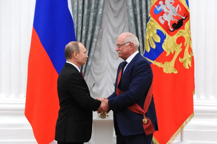 Владимир Путин и Никита Михалков