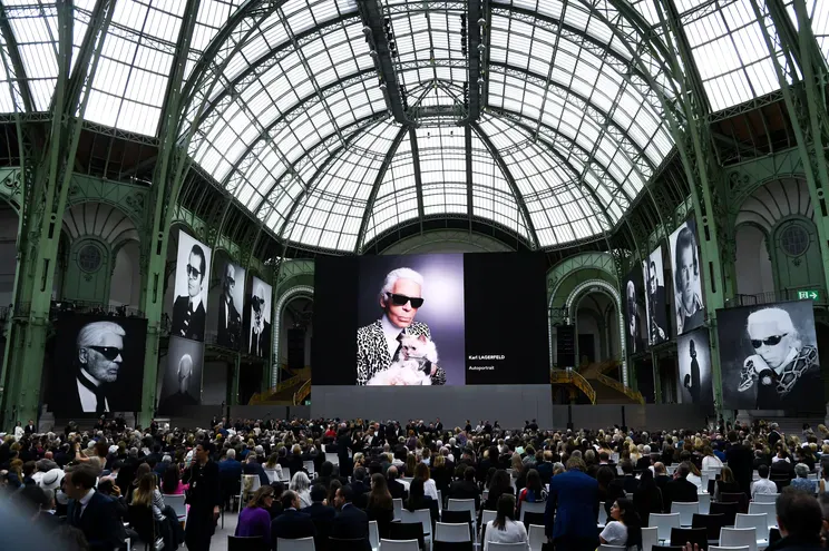 Церемония памяти Карла Лагерфельда в Париже, 20 июня 2019 года