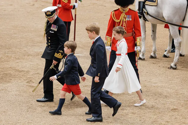 Принц Луи, принц Джордж и принцесса Шарлотта