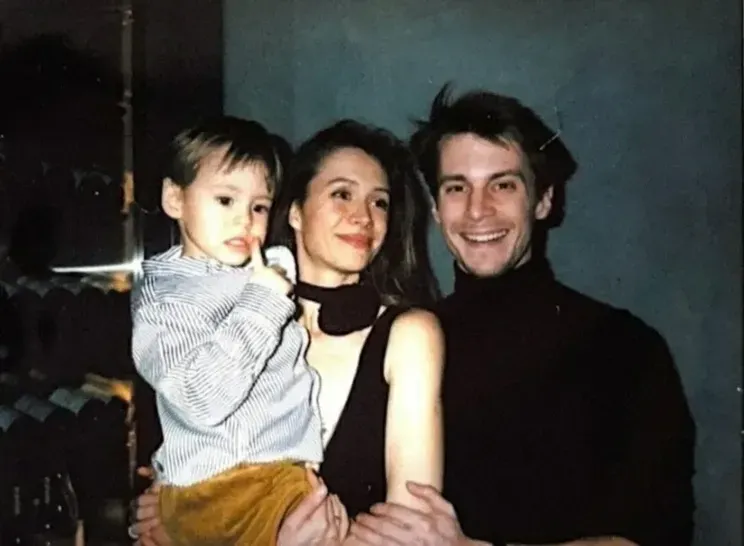 Диана Пожарская и Иван Янковский с сыном